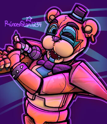 First GlamFred art