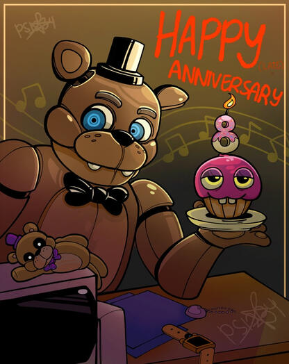 FNAF 8th anniversary